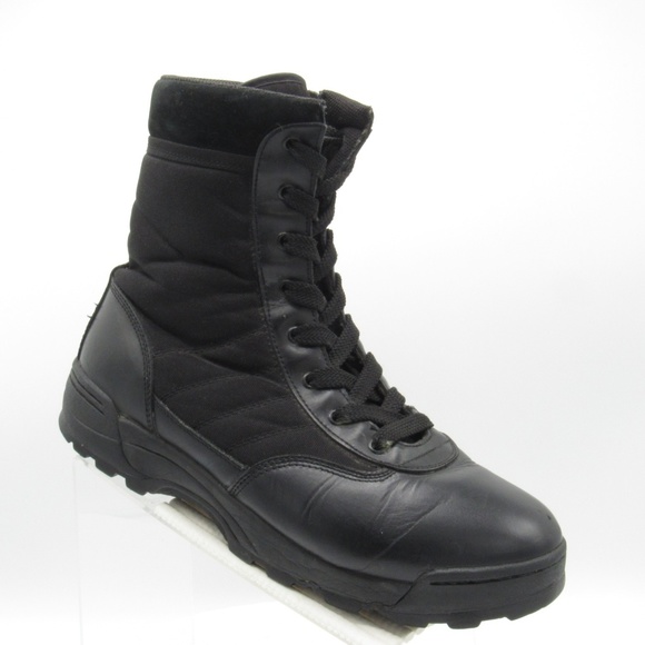 Original SWAT Sz 14 Black Combat Boots Mens R4 D5 - Picture 1 of 8